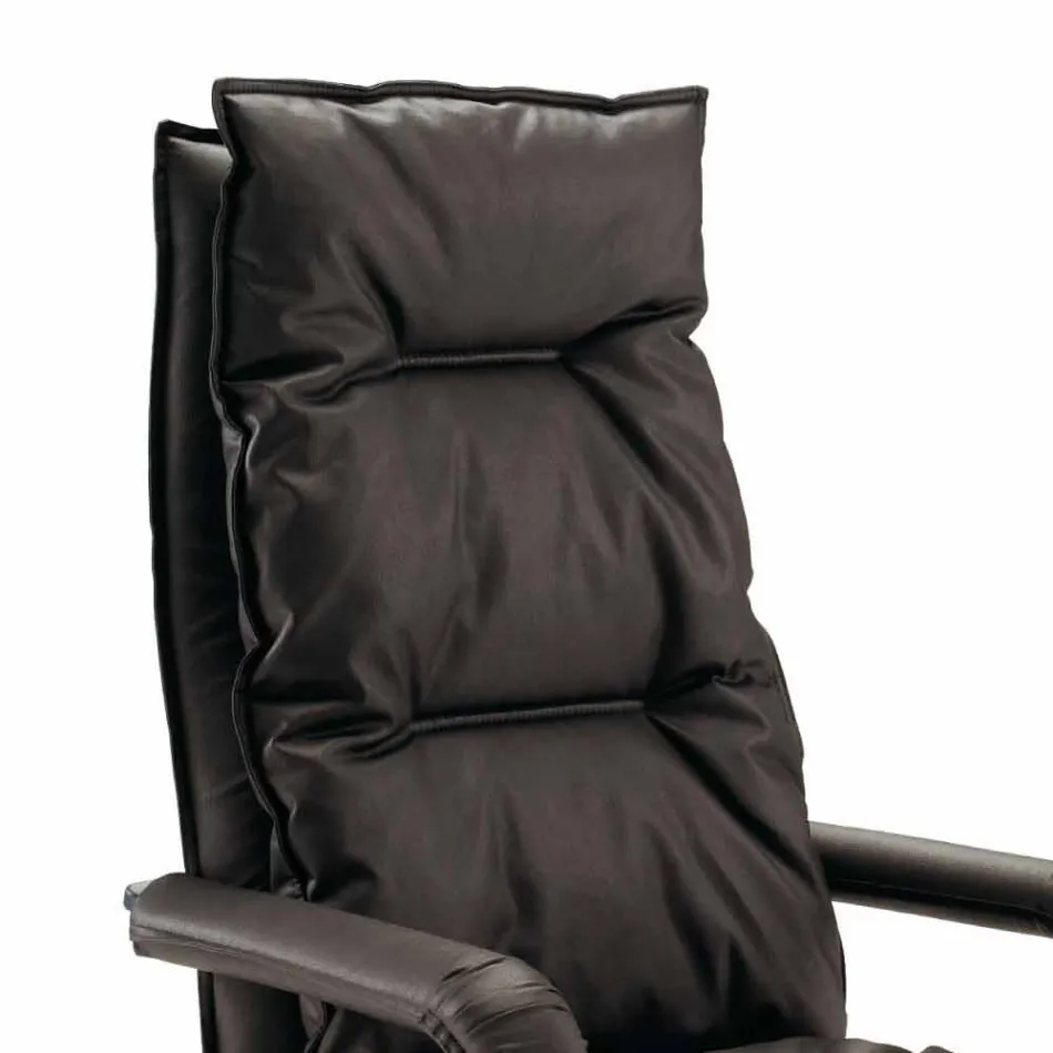 Bureau de Fauteuil de direction moderne Gemma skaï Viadurini