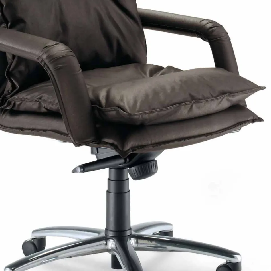 Bureau de Fauteuil de direction moderne Gemma skaï Viadurini