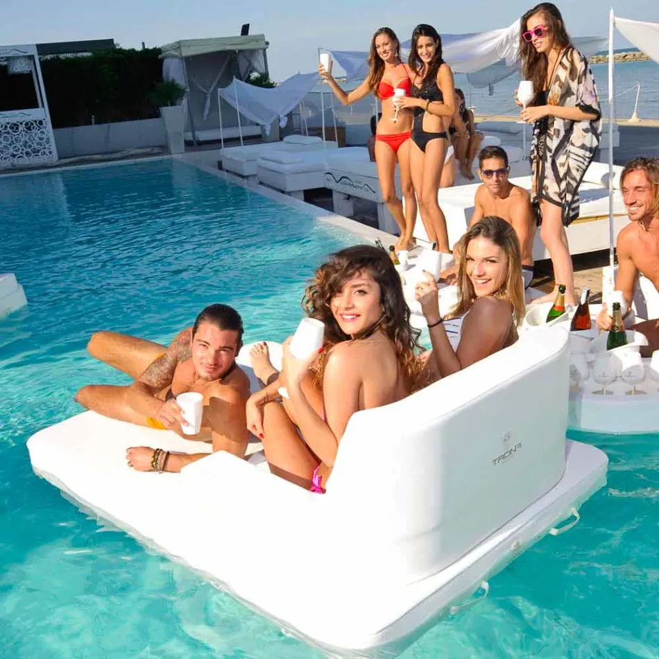 flottant chaise piscine en séance double Trona Magnum Viadurini