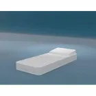 Fauteuil flottant Trona design blanc luxe, made in Italy Viadurini