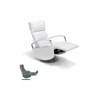 Fauteuil pivotant 2 moteurs de design moderne made in Italy Cassia Viadurini