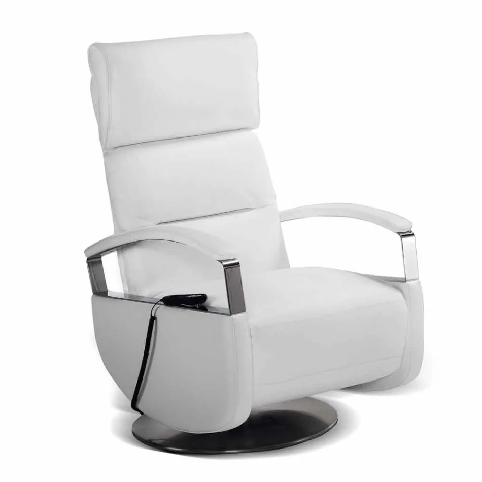 Fauteuil pivotant 2 moteurs de design moderne made in Italy Cassia Viadurini