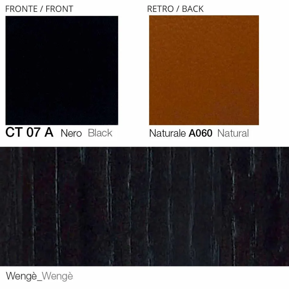 Fauteuil pivotant en cuir avec base en bois Made in Italy - Butterfly Viadurini