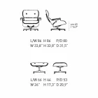 Fauteuil pivotant recouvert de cuir avec repose-pieds Made in Italy - Maestrale Viadurini