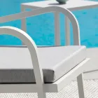 Fauteuil de jardin empilable en acier Made in Italy 2 pièces - Aberdeen Viadurini