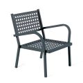 Fauteuil de jardin empilable en acier Made in Italy 2 pièces - Aberdeen