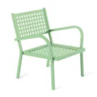 Fauteuil de jardin empilable en acier Made in Italy 2 pièces - Aberdeen Viadurini