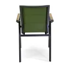 Fauteuil en aluminium et textilène avec accoudoirs en HPL - Righello Viadurini