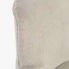 Fauteuil Pin et Assise Effet Velours Coste 4 Finitions - Molly Viadurini