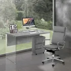 Fauteuil en cuir synthétique en 3 finitions différentes - Néon Viadurini