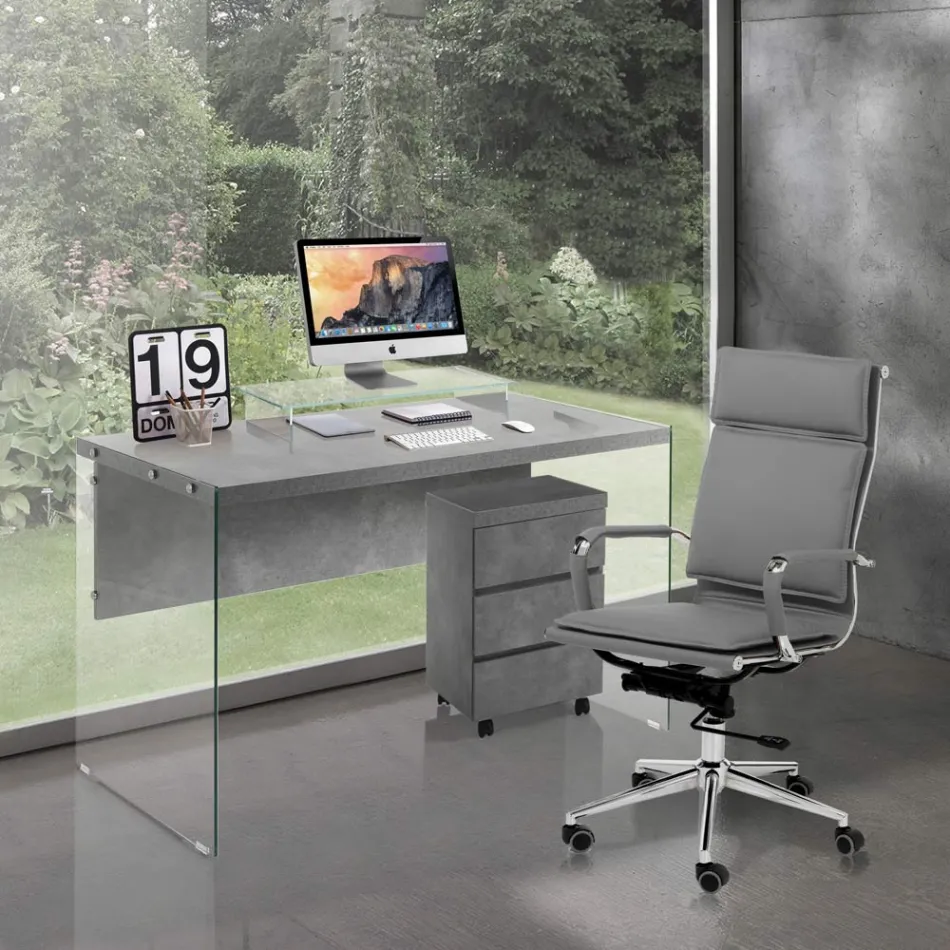 Fauteuil en cuir synthétique en 3 finitions différentes - Néon Viadurini