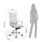 Fauteuil en cuir synthétique en 3 finitions différentes - Néon Viadurini