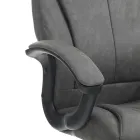 Fauteuil en Cuir Synthétique Effet Vieilli - Rhodium Viadurini
