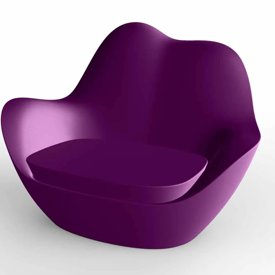Fauteuil d'extérieur en polyéthylène Sabinas de Vondom, design moderne Viadurini