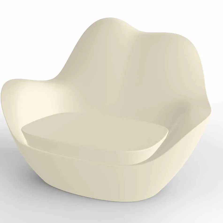 Fauteuil d'extérieur en polyéthylène Sabinas de Vondom, design moderne Viadurini