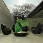 Fauteuil d'extérieur en polyéthylène Sabinas de Vondom, design moderne Viadurini