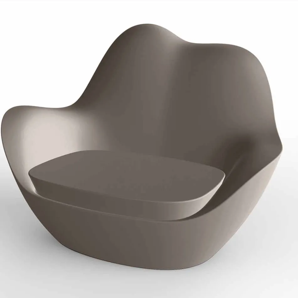 Fauteuil d'extérieur en polyéthylène Sabinas de Vondom, design moderne Viadurini