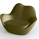 Fauteuil d'extérieur en polyéthylène Sabinas de Vondom, design moderne Viadurini