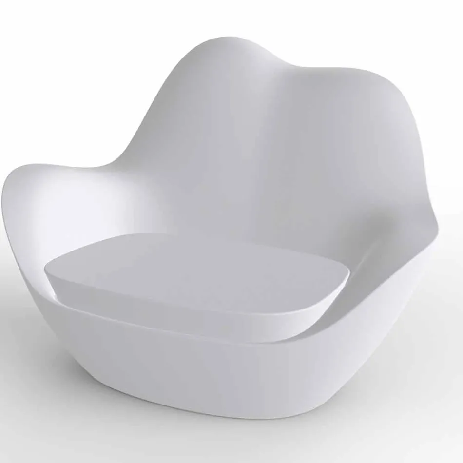 Fauteuil d'extérieur en polyéthylène Sabinas de Vondom, design moderne Viadurini
