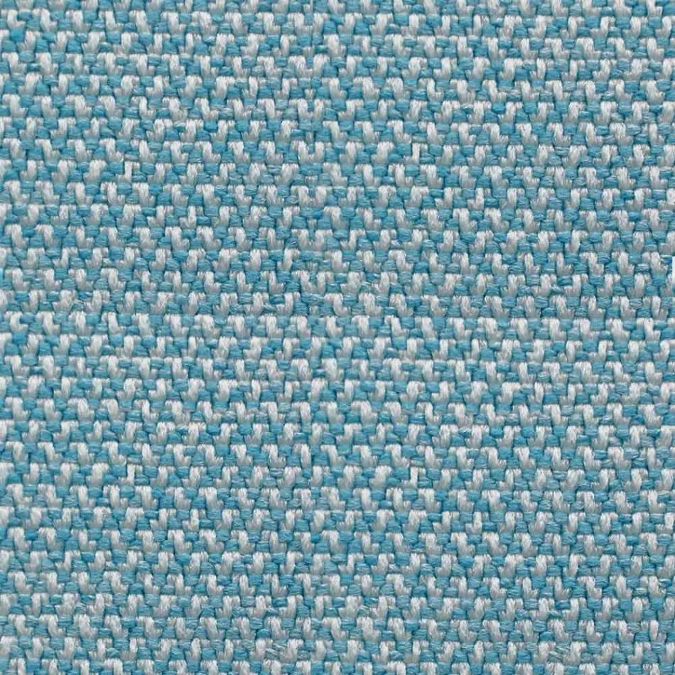 Fauteuil en tissu avec base pivotante en métal de luxe fabriqué en Italie - Bergen Viadurini