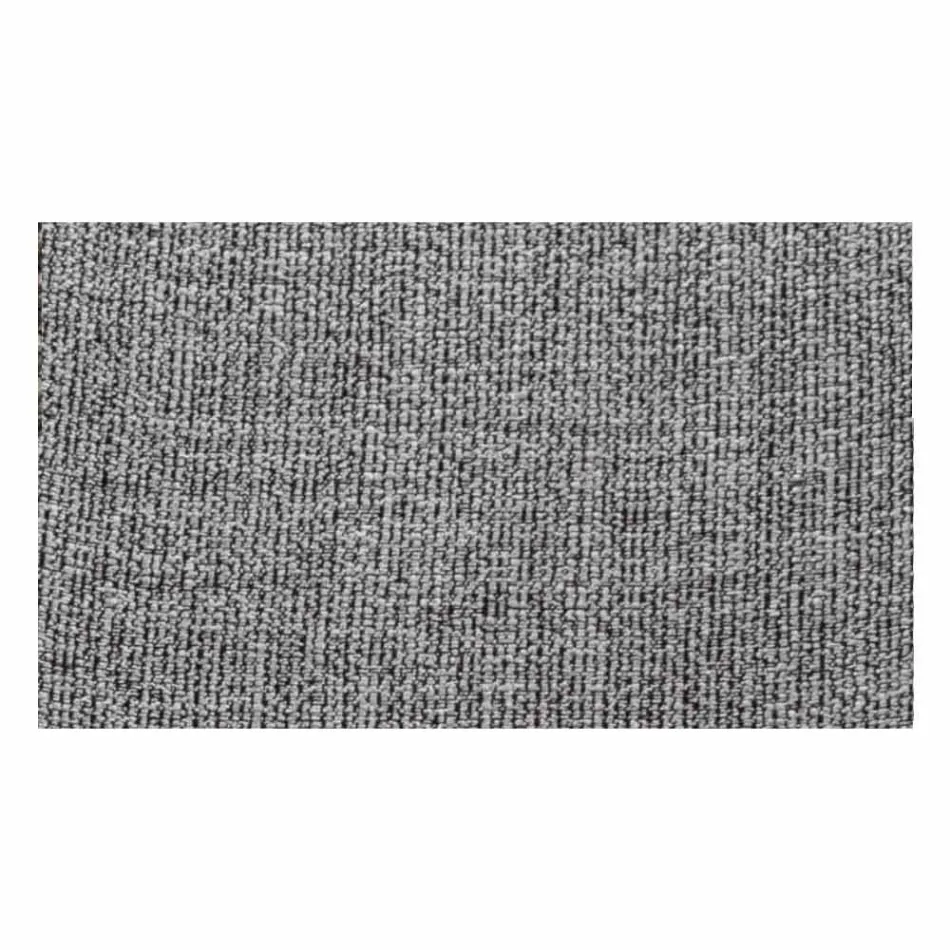 Fauteuil en tissu avec base pivotante en métal précieux fabriqué en Italie - Papaye Viadurini