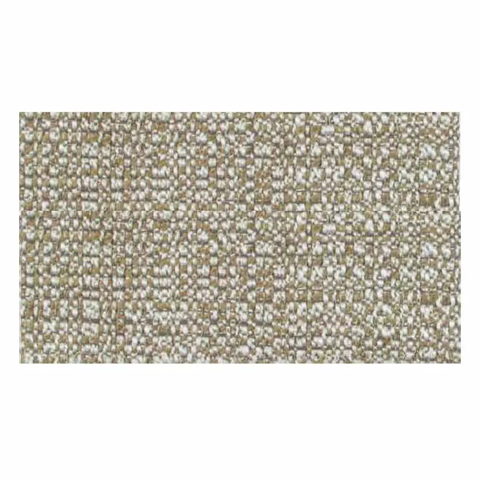 Fauteuil en tissu avec base pivotante en métal précieux fabriqué en Italie - Papaye Viadurini