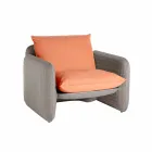 Fauteuil lounge avec coussins imperméables, pour extérieur - Mara Slide Viadurini