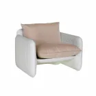 Fauteuil lounge avec coussins imperméables, pour extérieur - Mara Slide Viadurini