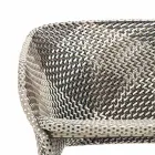 Fauteuil lounge d'extérieur rembourré, en fibres synthétiques - Maat by Varaschin Viadurini
