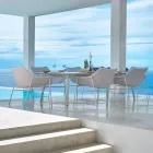 Fauteuil de jardin Varaschin Summer Modern en acier Viadurini