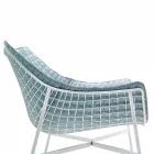 Fauteuil de jardin Varaschin Summer Modern en acier Viadurini