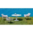 Fauteuil de jardin Varaschin Summer Modern en acier Viadurini