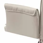 Fauteuil fabriqué en Italie recouvert de cuir Niles, design moderne Viadurini