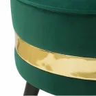 Mini Fauteuil Coloré de Design Moderne en Bois et Tissu - Koah Viadurini