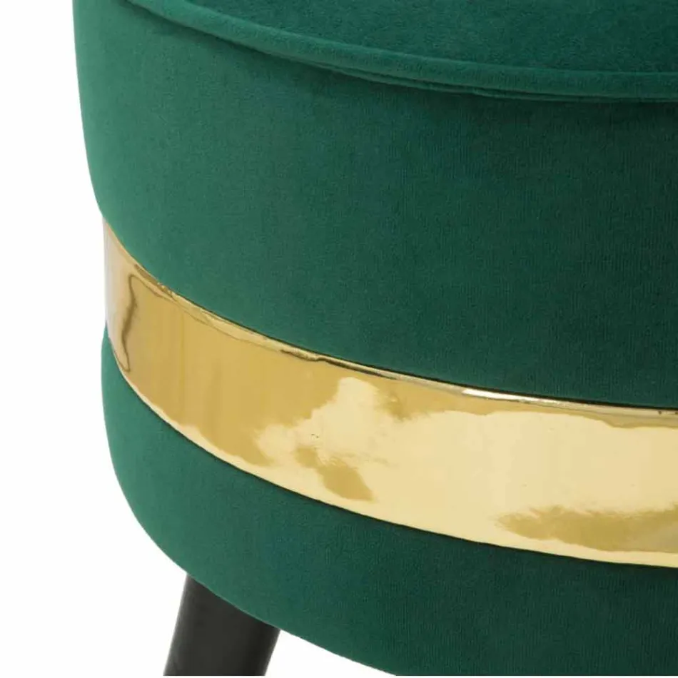 Mini Fauteuil Coloré de Design Moderne en Bois et Tissu - Koah Viadurini