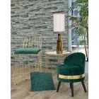 Mini Fauteuil Coloré de Design Moderne en Bois et Tissu - Koah Viadurini