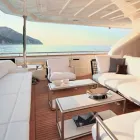 Fauteuil design moderne en acier et PVC noir ou blanc pour l'extérieur - Ontario2 Viadurini