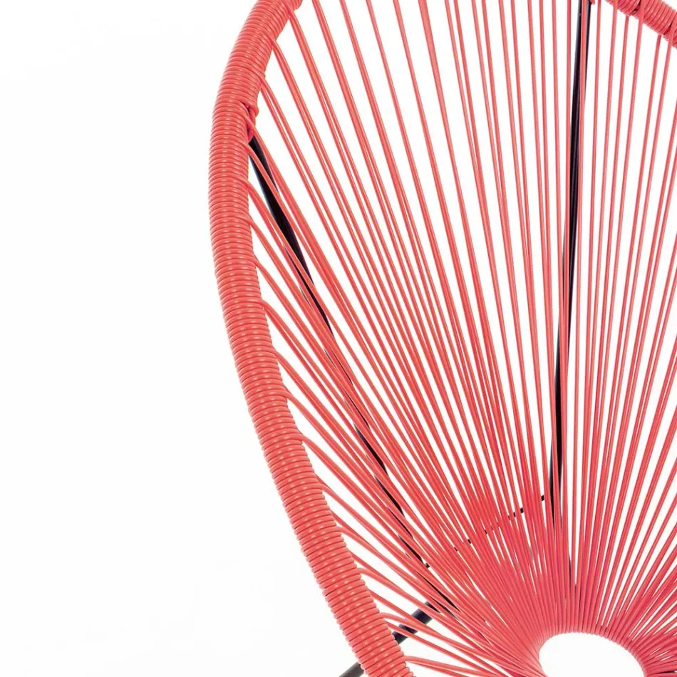 Fauteuil de design moderne pour l'extérieur en acier peint - Spumolizia Viadurini