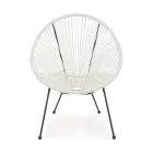 Fauteuil de design moderne pour l'extérieur en acier peint - Spumolizia Viadurini