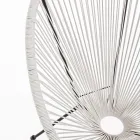 Fauteuil de design moderne pour l'extérieur en acier peint - Spumolizia Viadurini