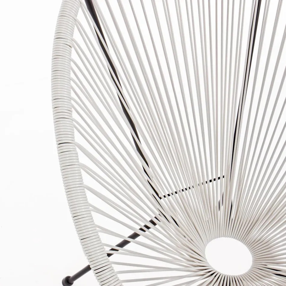 Fauteuil de design moderne pour l'extérieur en acier peint - Spumolizia Viadurini