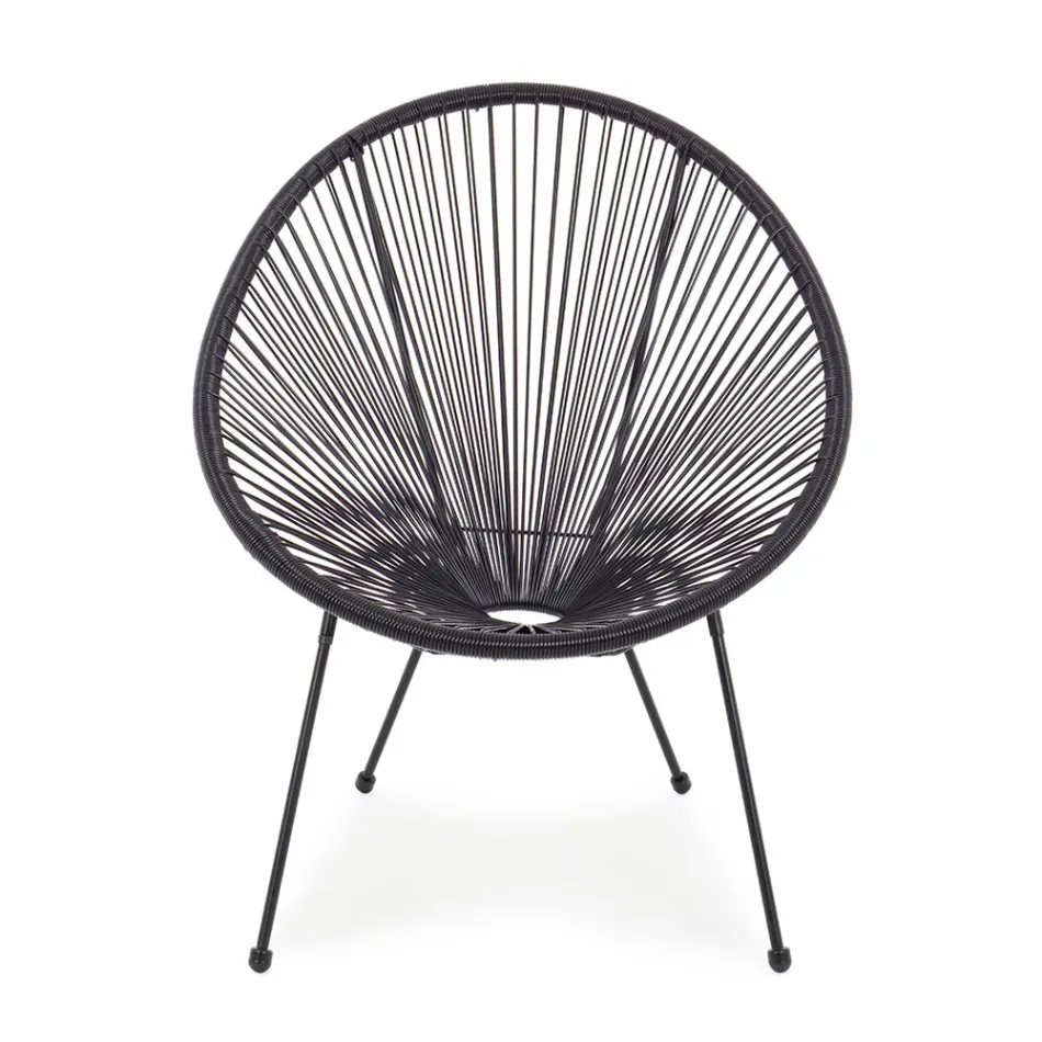 Fauteuil de design moderne pour l'extérieur en acier peint - Spumolizia Viadurini