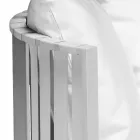 Fauteuil d'extérieur en aluminium et cordes design de luxe 3 finitions - Julie Viadurini