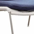 Fauteuil de jardin design moderne en corde Made in Italy - Madagascar3 Viadurini