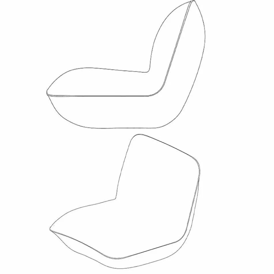 Fauteuil de jardin en polyéthylène de Vondom, design moderne Viadurini