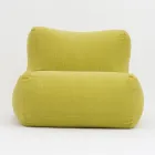Fauteuil de jardin en tissu citron vert - Maestrale Viadurini