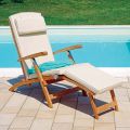 Fauteuil de jardin inclinable en bois de teck - Jade