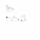 Fauteuil relax alzapersona 2 moteurs de conception Rosa, made in Italy Viadurini