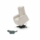 Fauteuil relax alzapersona 2 moteurs de conception Rosa, made in Italy Viadurini