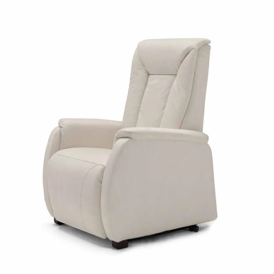 Fauteuil relax alzapersona 2 moteurs de conception Rosa, made in Italy Viadurini